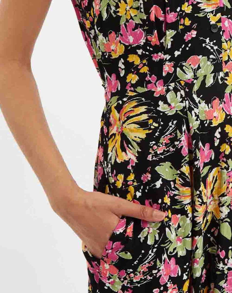 Louche Cathleen Periwinkle Print Midi Dress main image 1