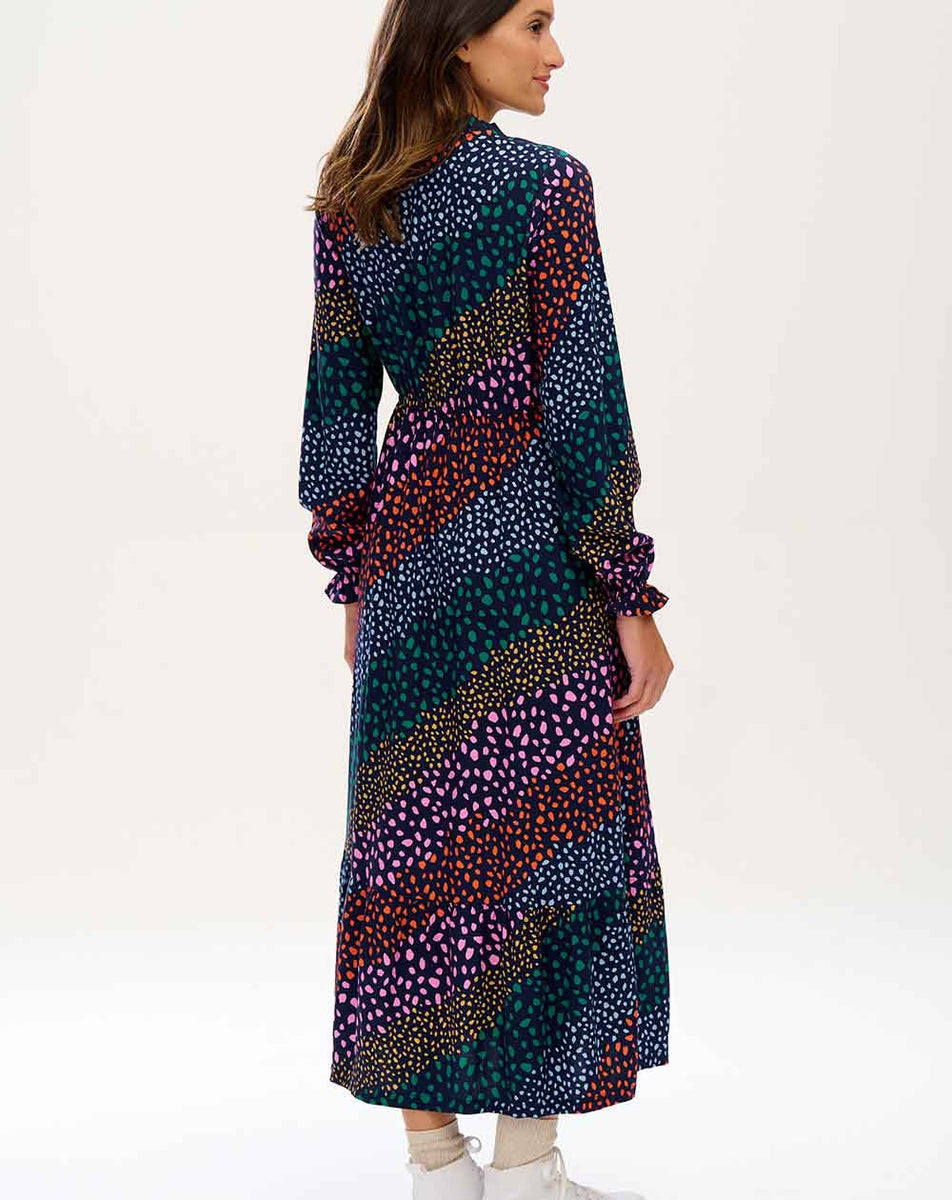Sugar plum striped maxi dress vici new arrivals