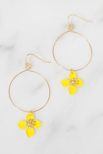 Ida Yellow Earrings