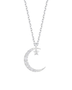 Estella Bartlett - Moon and Star Necklace