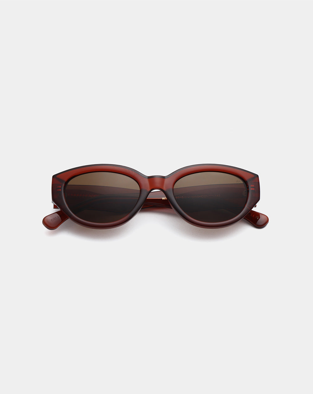 Occhiali Da Sole Winnie Brown - A Kjaerbede - Stile Moderno - Marrone