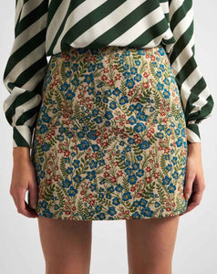 Louche - Aubin Mini Skirt - Abusson Jacquard