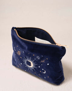 Elizabeth Scarlett - Mini Pouch - Boho Mysticism (Navy Velvet)