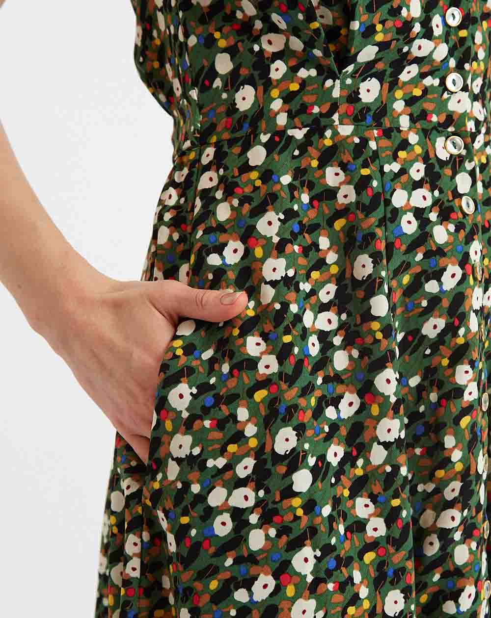 Louche - Cathy Tea Dress - Spot On Floral Print