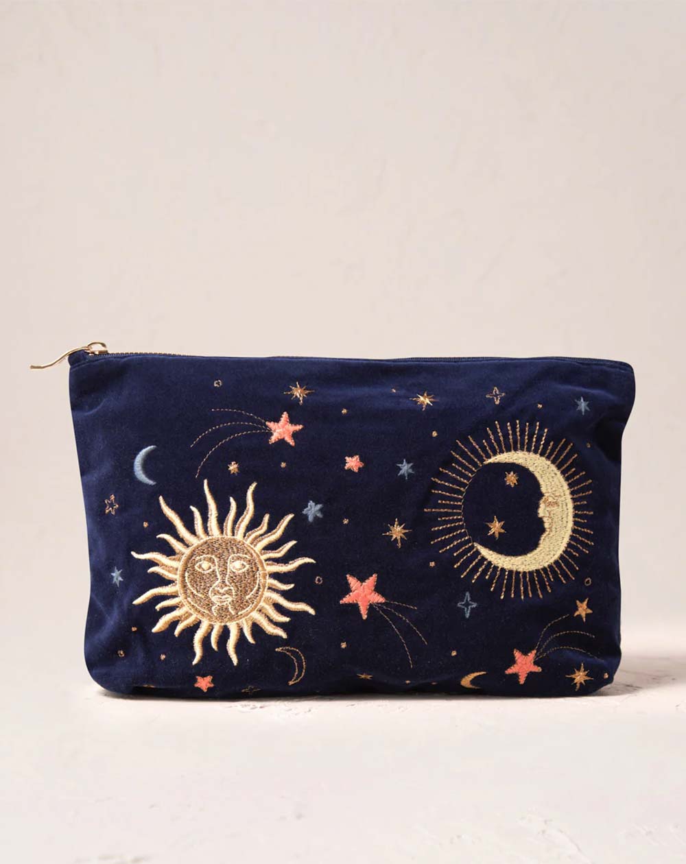 Elizabeth Scarlett - Everyday Pouch - Celestial (Navy Velvet)