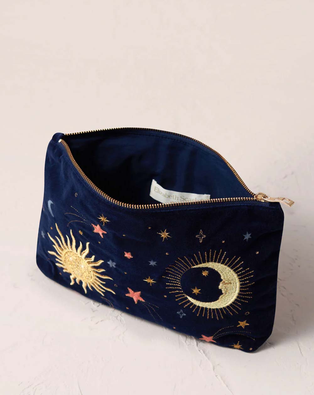 Elizabeth Scarlett - Everyday Pouch - Celestial (Navy Velvet)