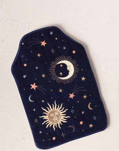 Elizabeth Scarlett - Hot Water Bottle - Celestial (Navy Velvet)