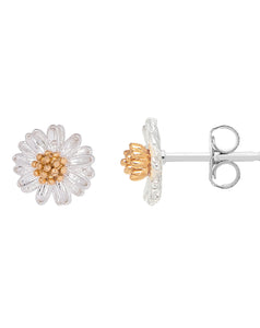 Estella Bartlett - Mini Wildflower Stud Silver Earrings