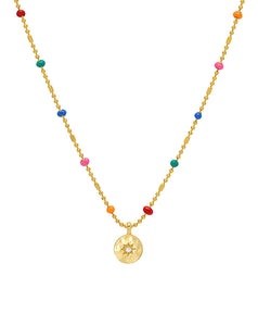 Estella Bartlett - Rainbow Bead Necklace