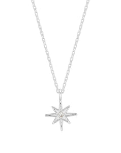 Estella Bartlett - North Star Necklace in Silver