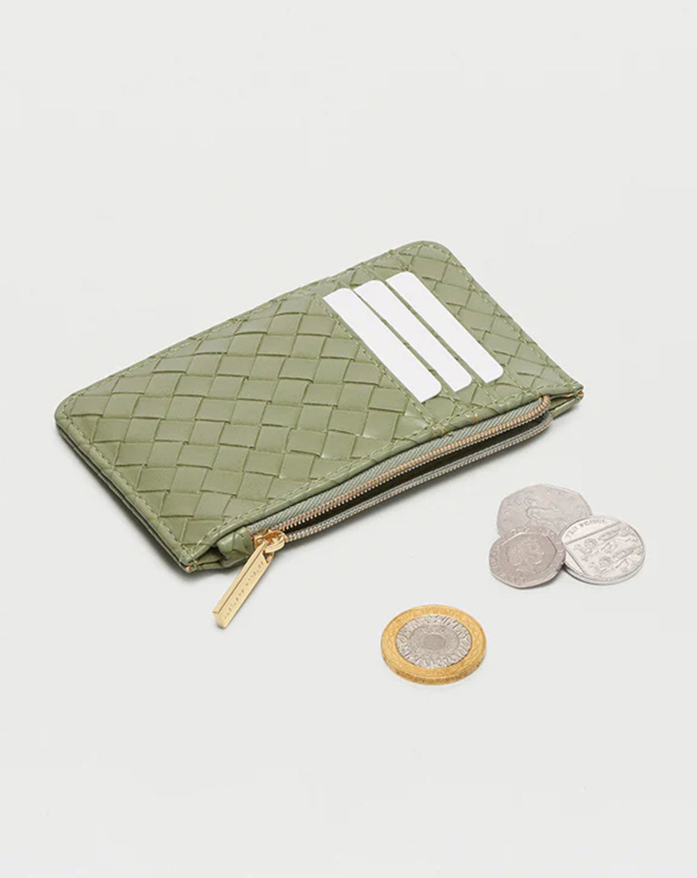 Estella Bartlett - Rectangle Card Purse - Mint Weave