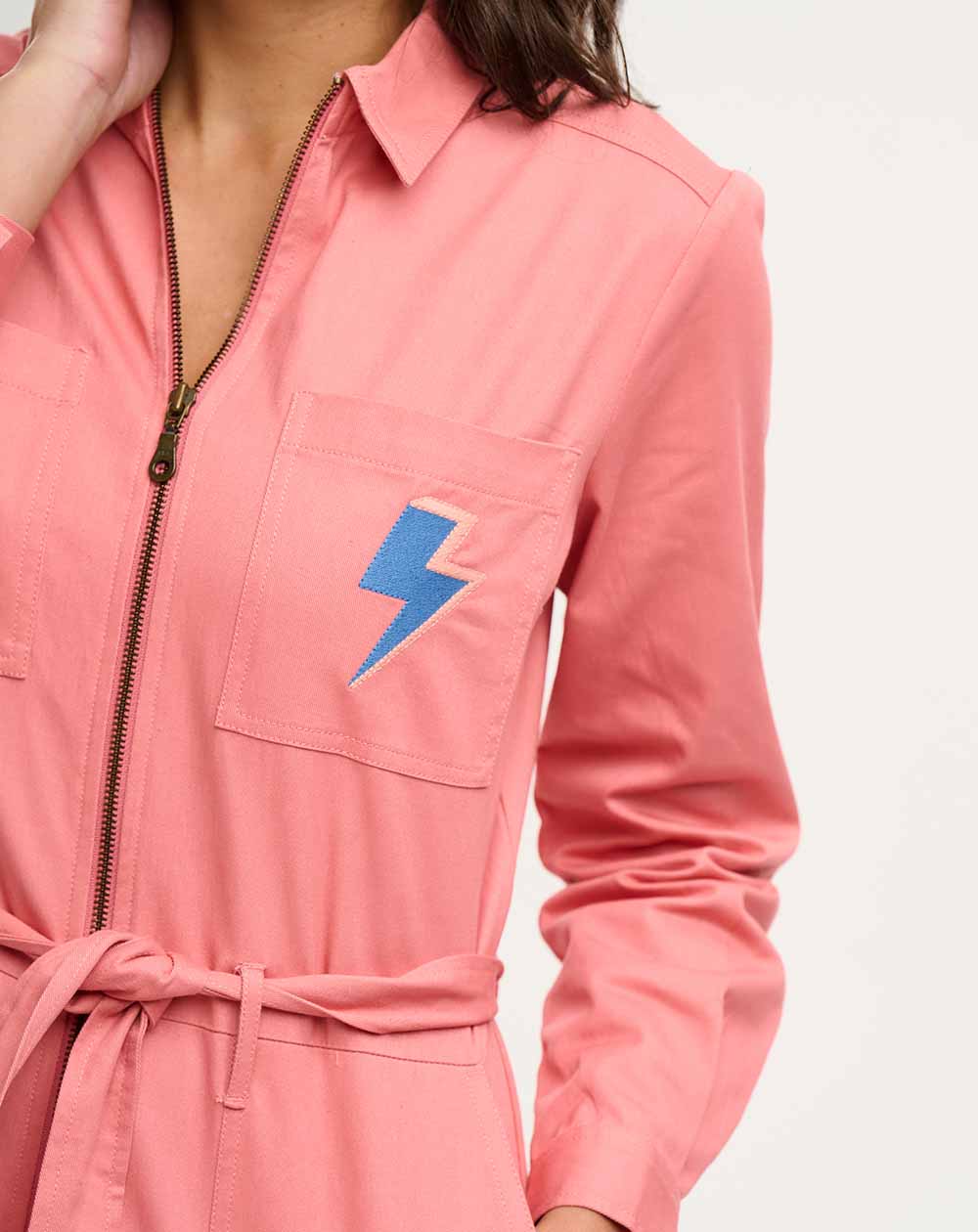 Sugarhill - Anwen Jumpsuit - Rose, pink lightning