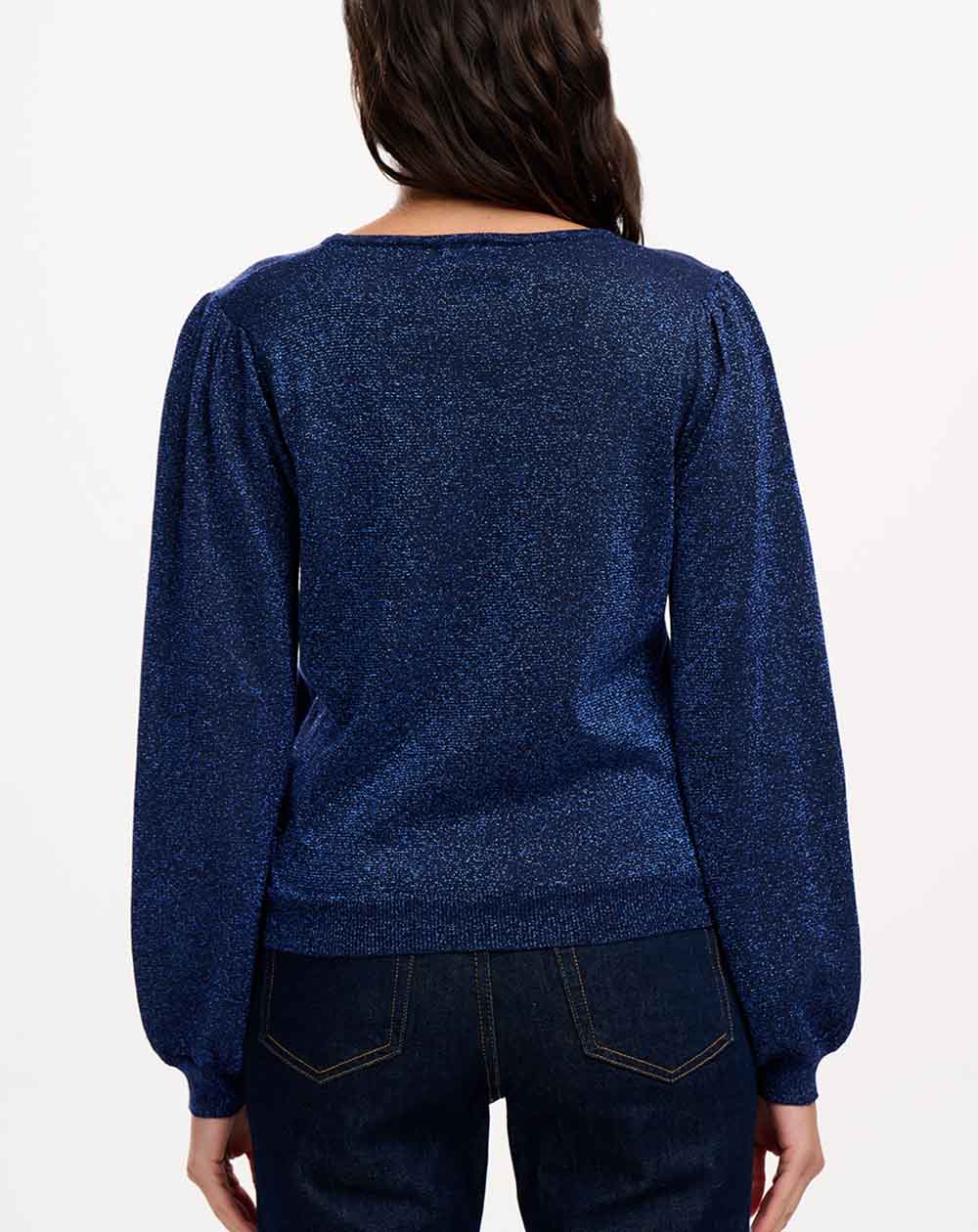 Sugarhill - Tiff Jumper - Navy, Cherry Good