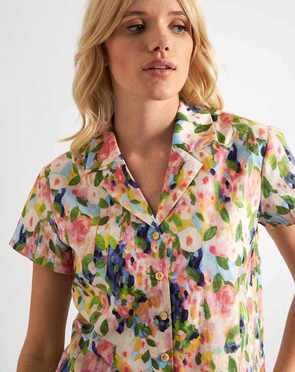 Louche - Marika Resort Shirt - Summer Dream Print Multi