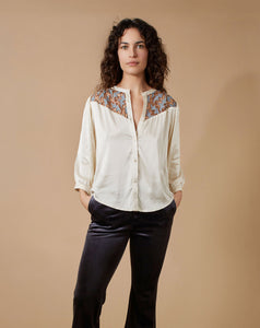 Traffic People - Shirt - Moonstruck Rose (Cream)