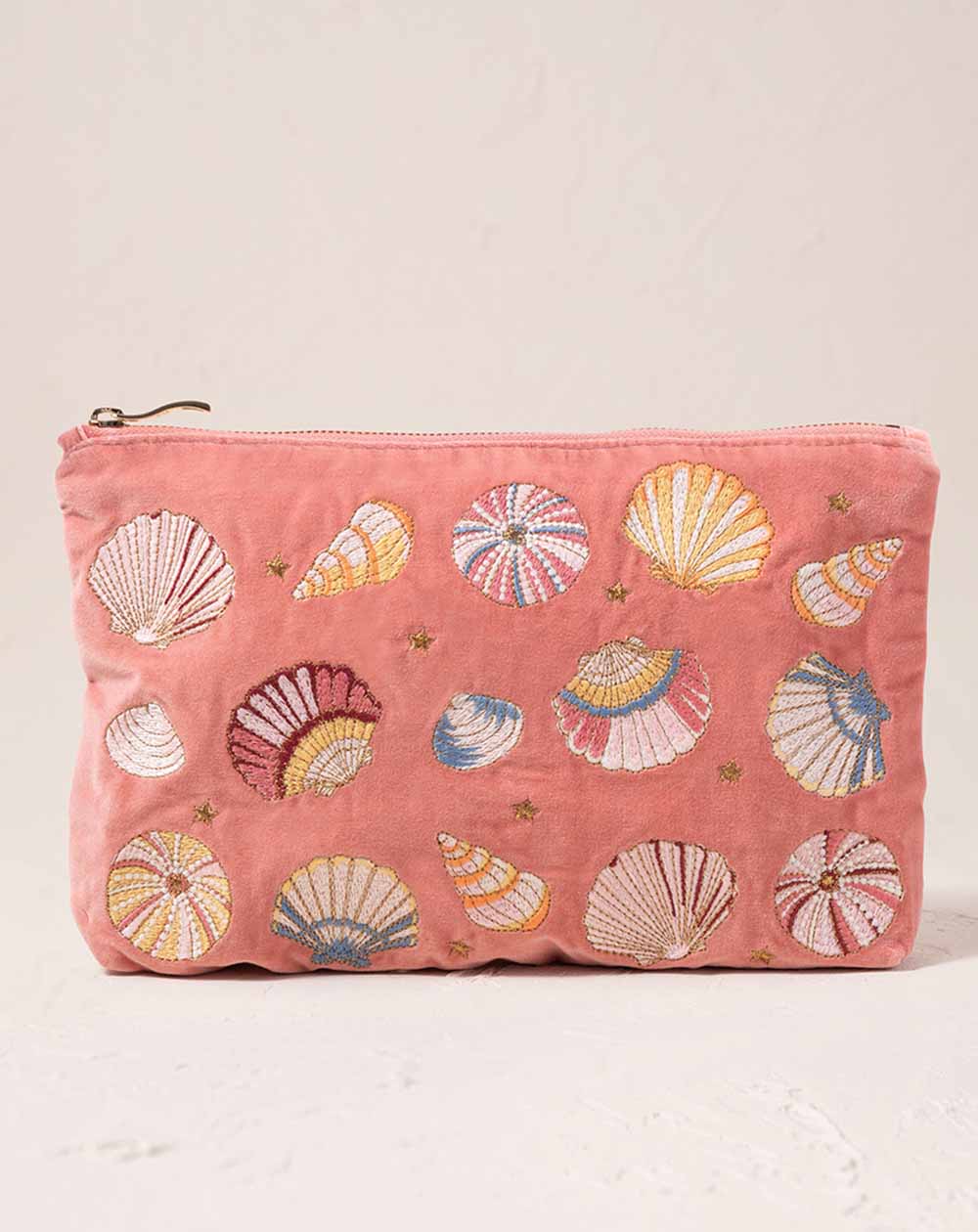 Elizabeth Scarlett - Everyday Pouch - Seashell (Coral Velvet)