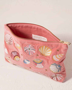 Elizabeth Scarlett - Everyday Pouch - Seashell (Coral Velvet)