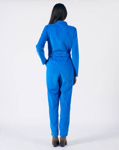 Pretty Vacant - Orla Jumpsuit - Blue Cord