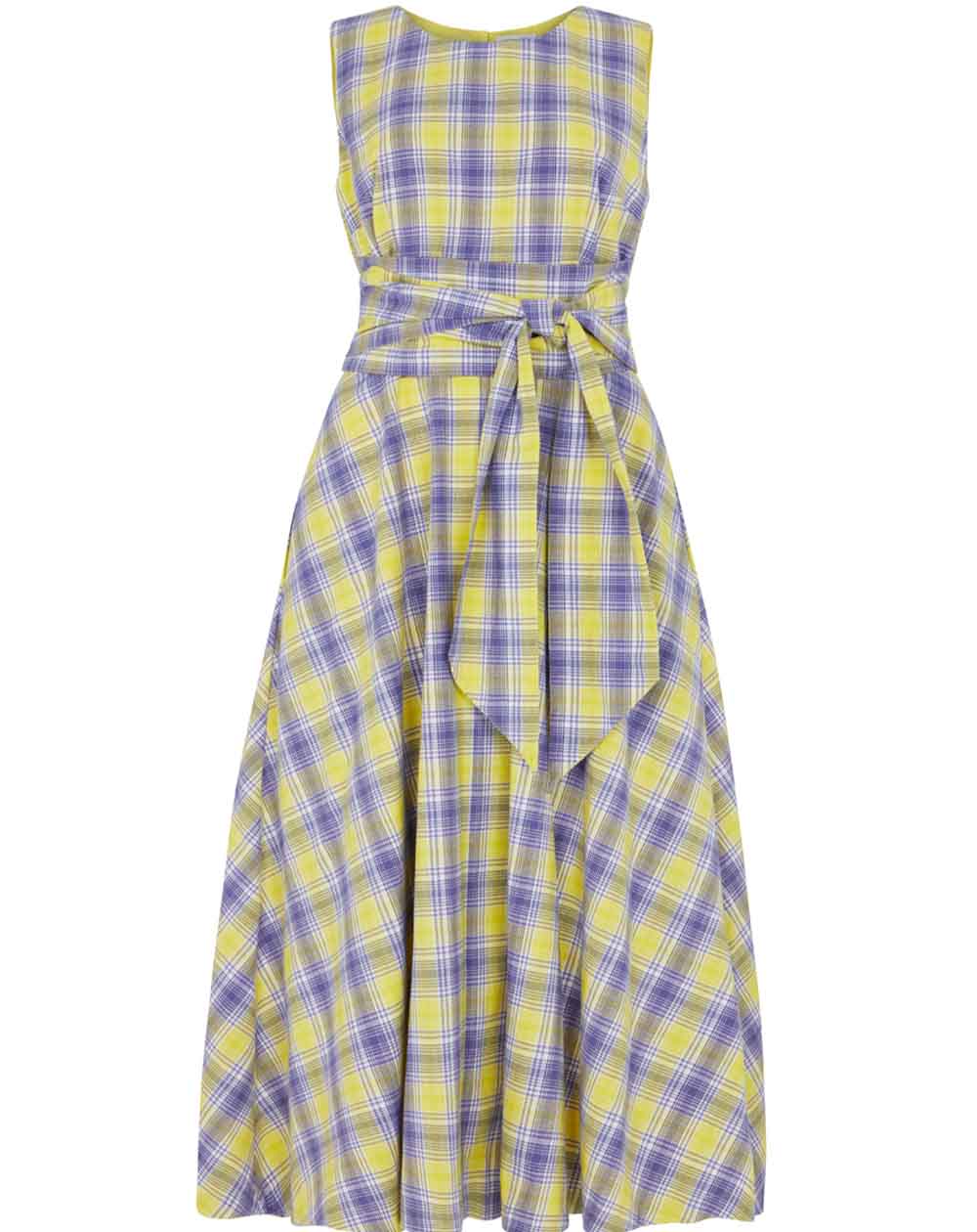 Emily and Fin Roberta Dress in Lilac Sunshine Plaid
