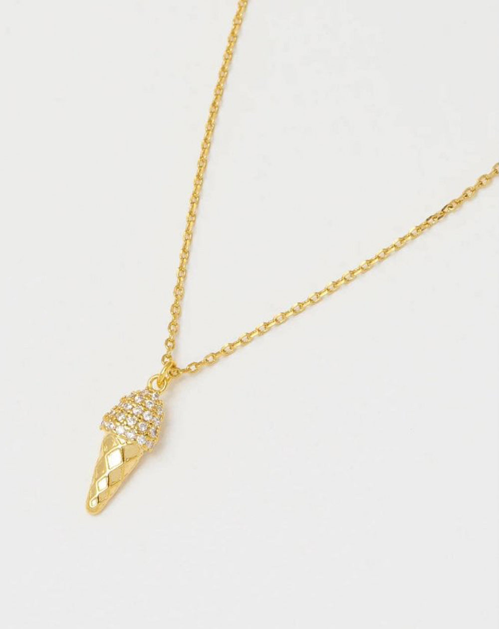 Estella Bartlett - Ice Cream CZ necklace - Gold