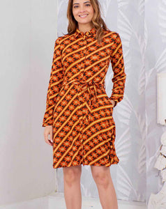Pretty Vacant Tiffany Sticklebrick Dress in Orange