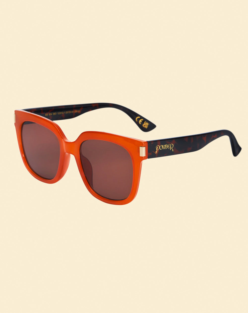 Powder KIO1 - Luxe Kiona Sunglasses in Mandarin/Tortoiseshell