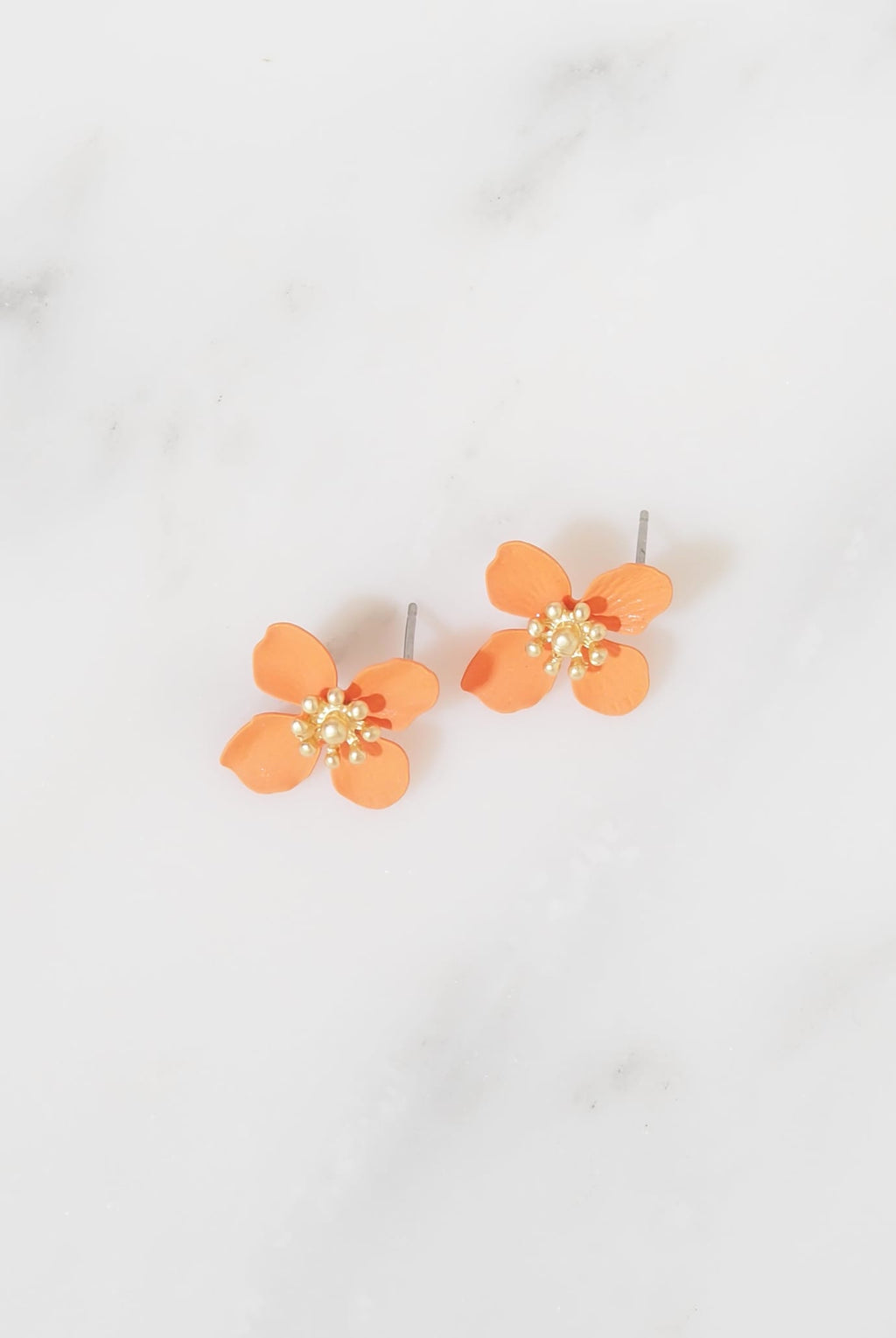Lola Orange Earrings