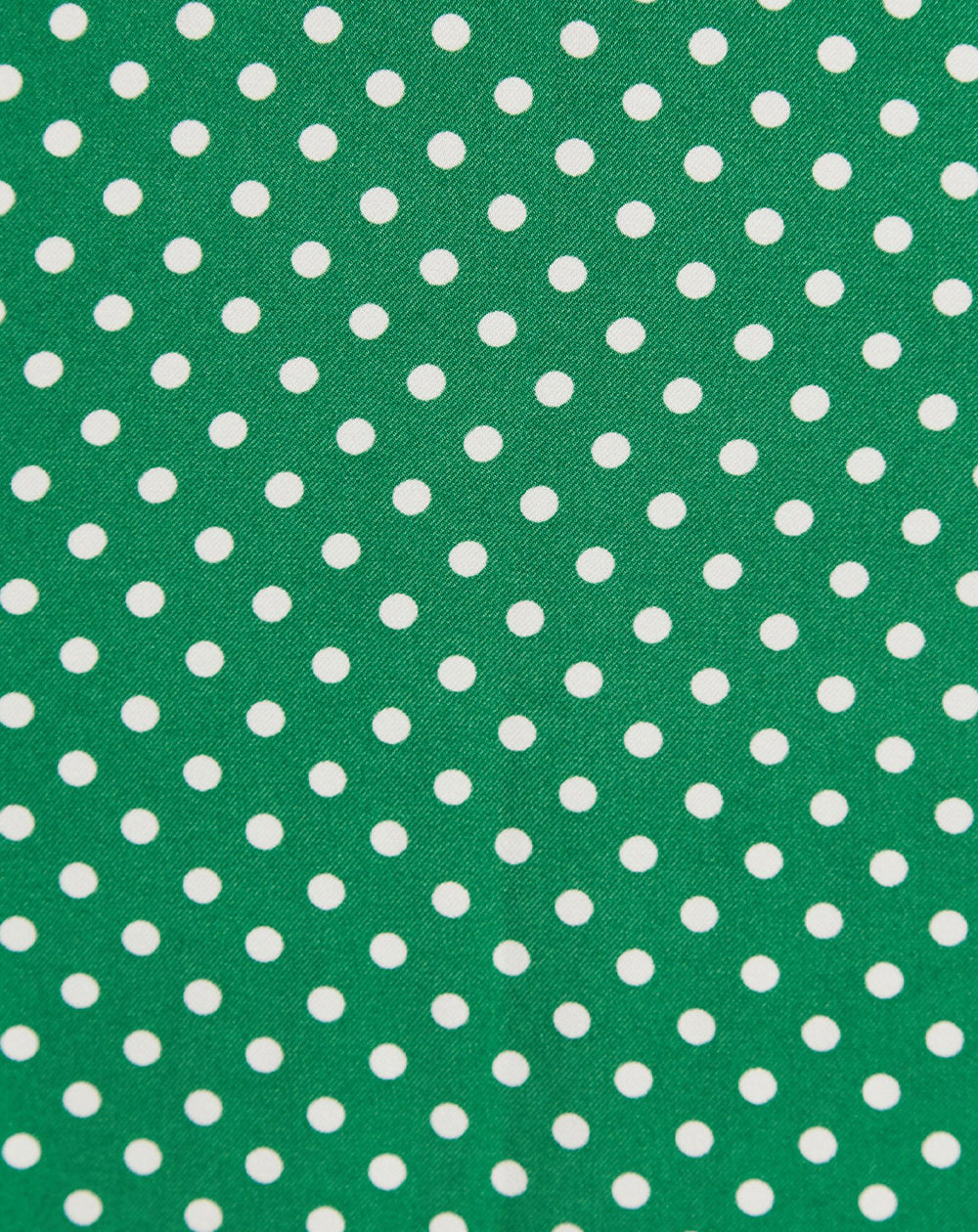 Louche Sorrel Polka Dot Print Long Sleeve Midi Dress in Green
